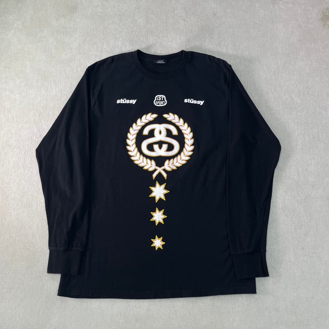 100 스투시 월드와이드 코튼 롱슬리브 티셔츠 상품이미지1