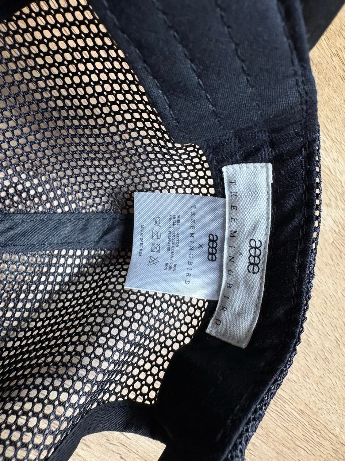 aeae x TREEMINGBIRD 웹로고 메쉬캡(새상품) 상품이미지5