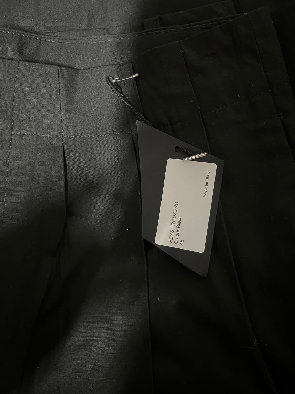 (48) Aieul pess trousers black  상품이미지2