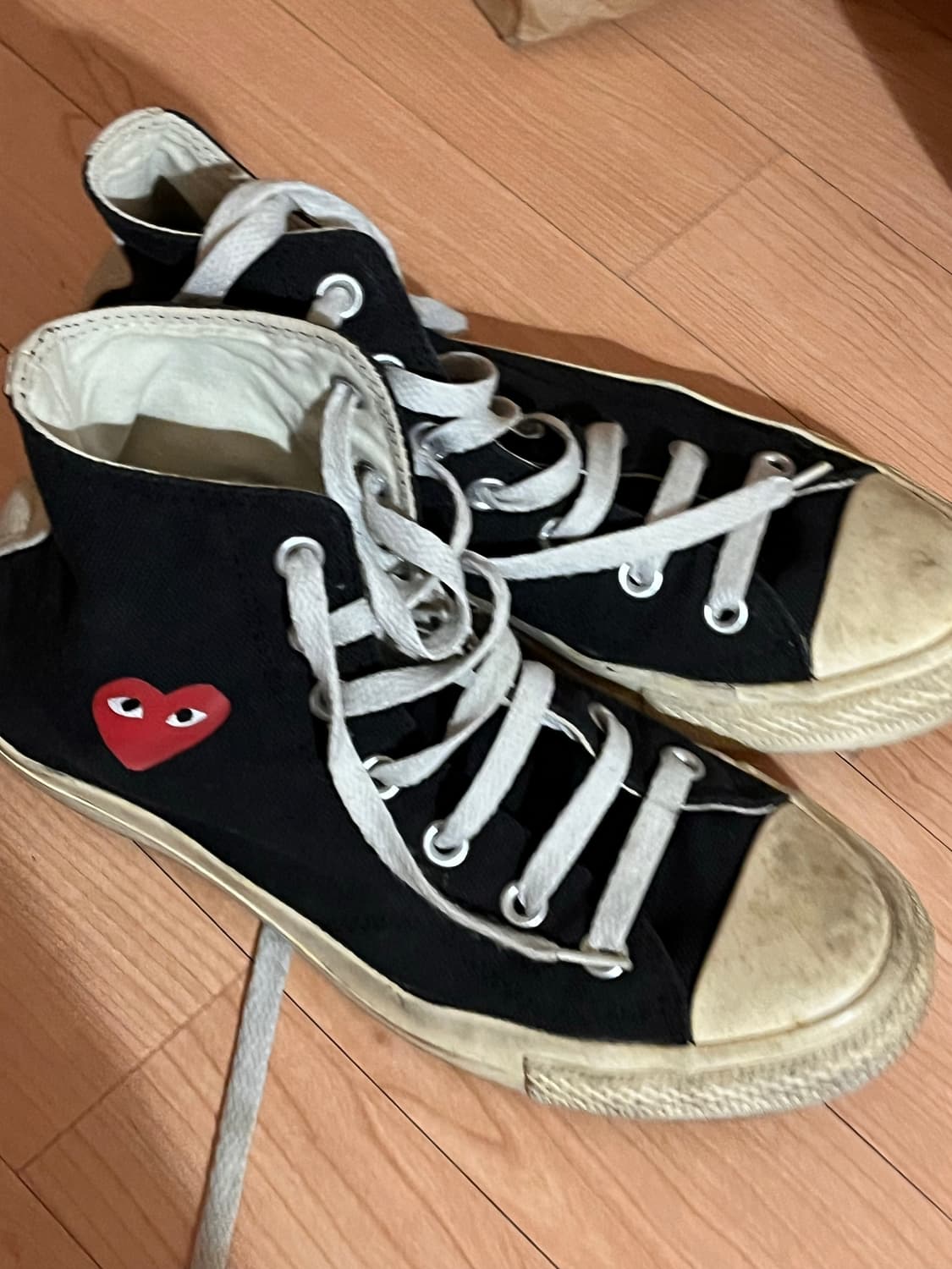 [245]꼼데가르송 컨버스 하이 상품이미지1