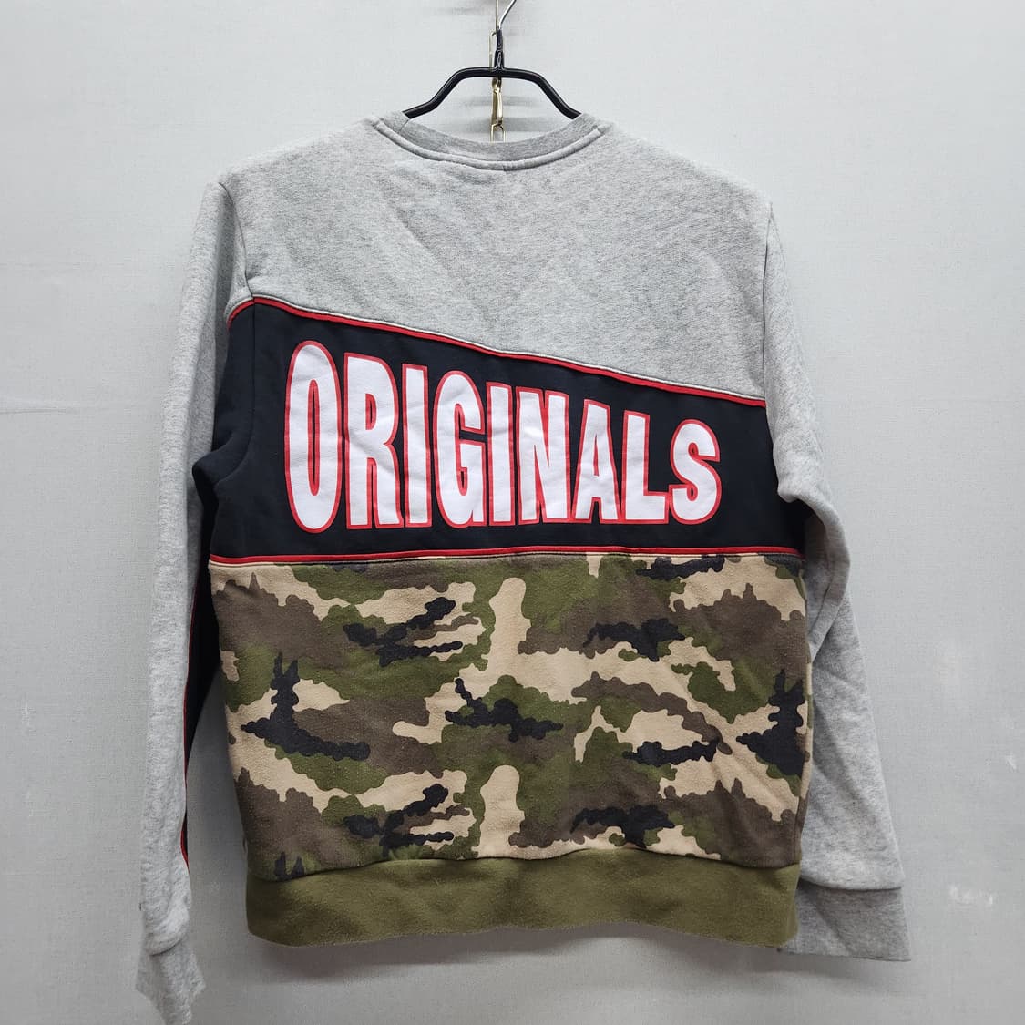 아디다스 빅로고 카모플라쥬 맨투맨 M 상품이미지4