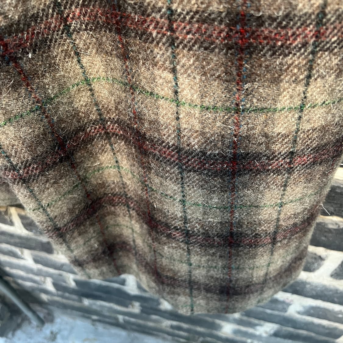 New yorker 체크 울 하이웨스트 팬츠 상품이미지7