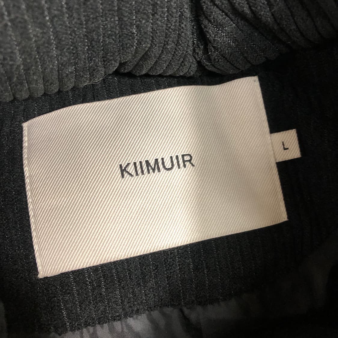 키뮤어 코듀로이 패딩 L 상품이미지2