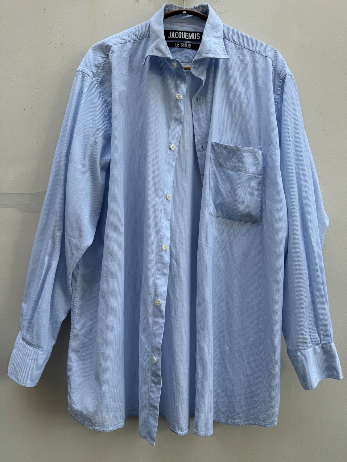 자크뮈스 르 가조  스트라이프 코튼 셔츠  JACQUEMUS LE GAD 상품이미지6