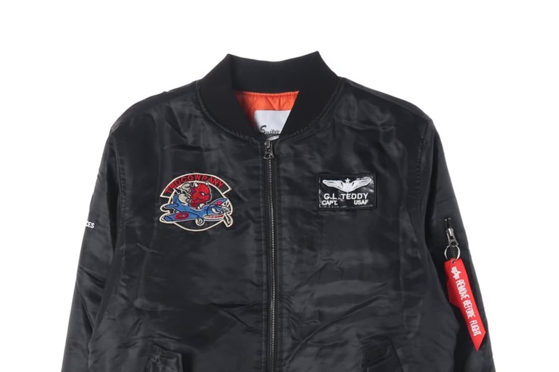 스나이퍼 히어로 럭키데빌 자수 항공점퍼 MA1 L 상품이미지4