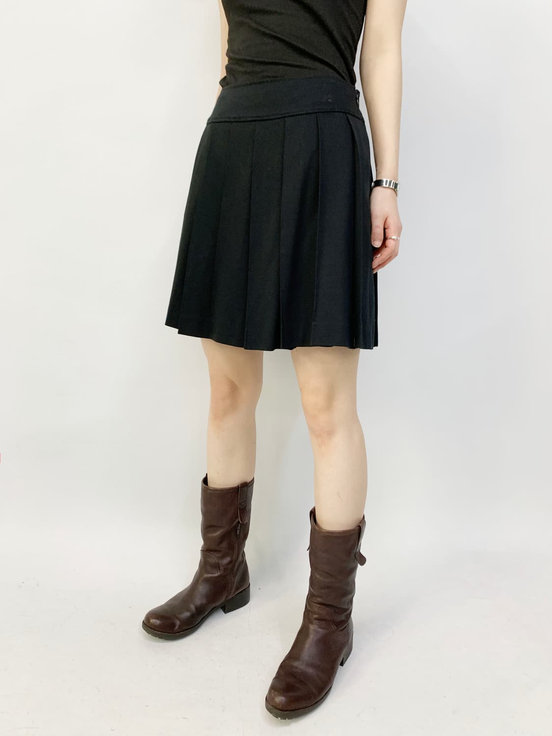 버버리 플리츠 미니 스커트 상품이미지3