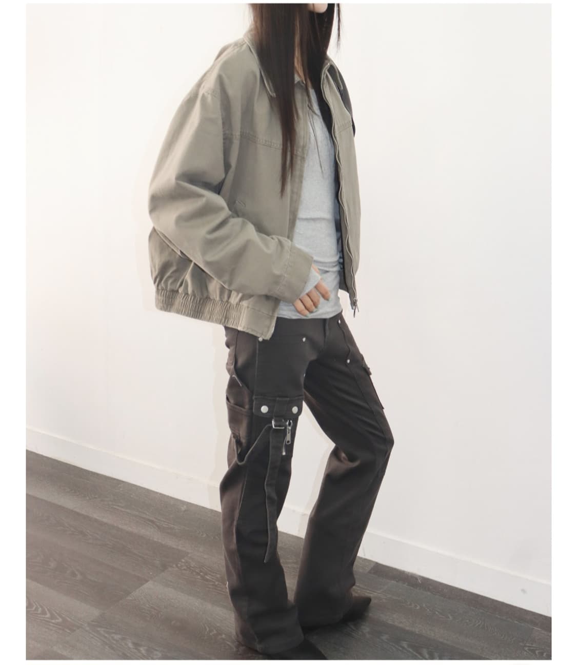 카고 로우라이즈 아일렛 스터드 패션 팬츠 원가 72000원 상품이미지5