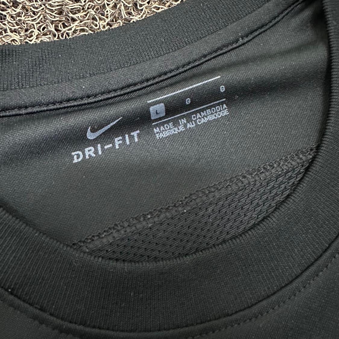 NIKE 나이키 기능성 긴팔티셔츠 운동복 블랙 L 상품이미지3