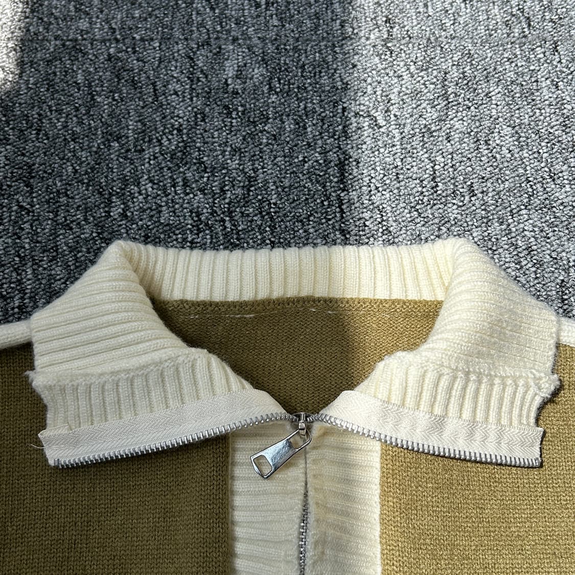 빈티지 투웨이 포켓 니트 집업  상품이미지5
