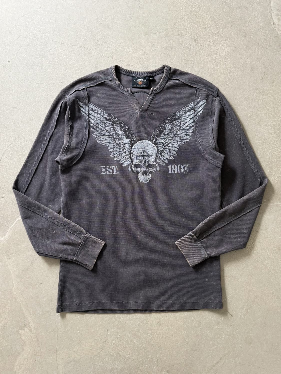 Harley-Davidson Long Sleeve Knit Shirt 상품이미지2