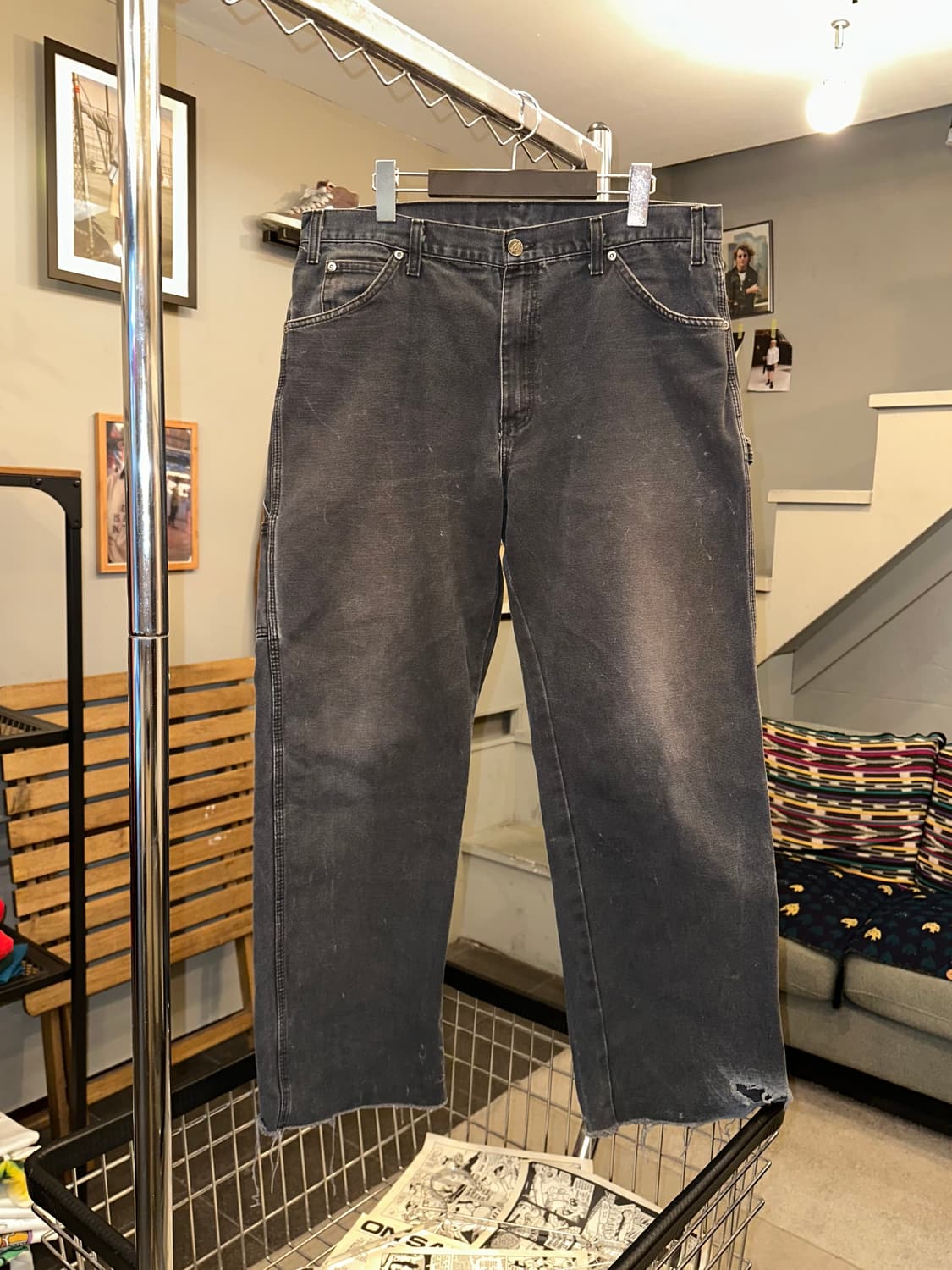 00’s Dickies canvas faded single knee  상품이미지3