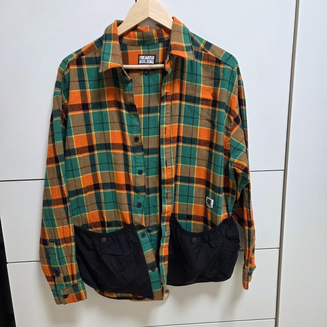 (실착2회) 프리키쉬빌딩 체크셔츠 상품이미지4