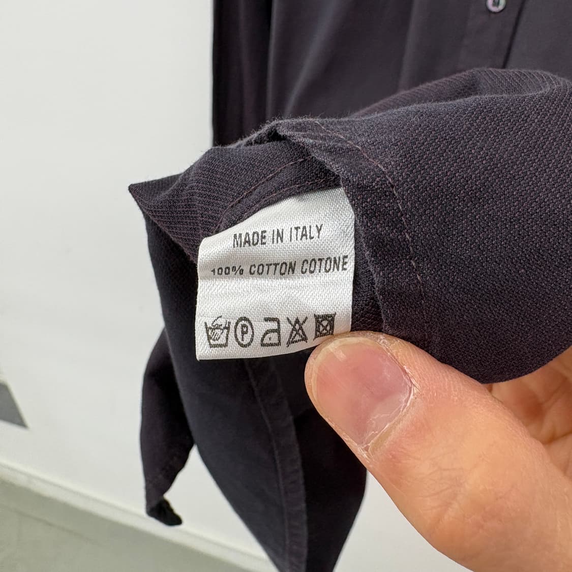 구찌 퍼플 빈티지 남방 셔츠 남성 L 상품이미지6