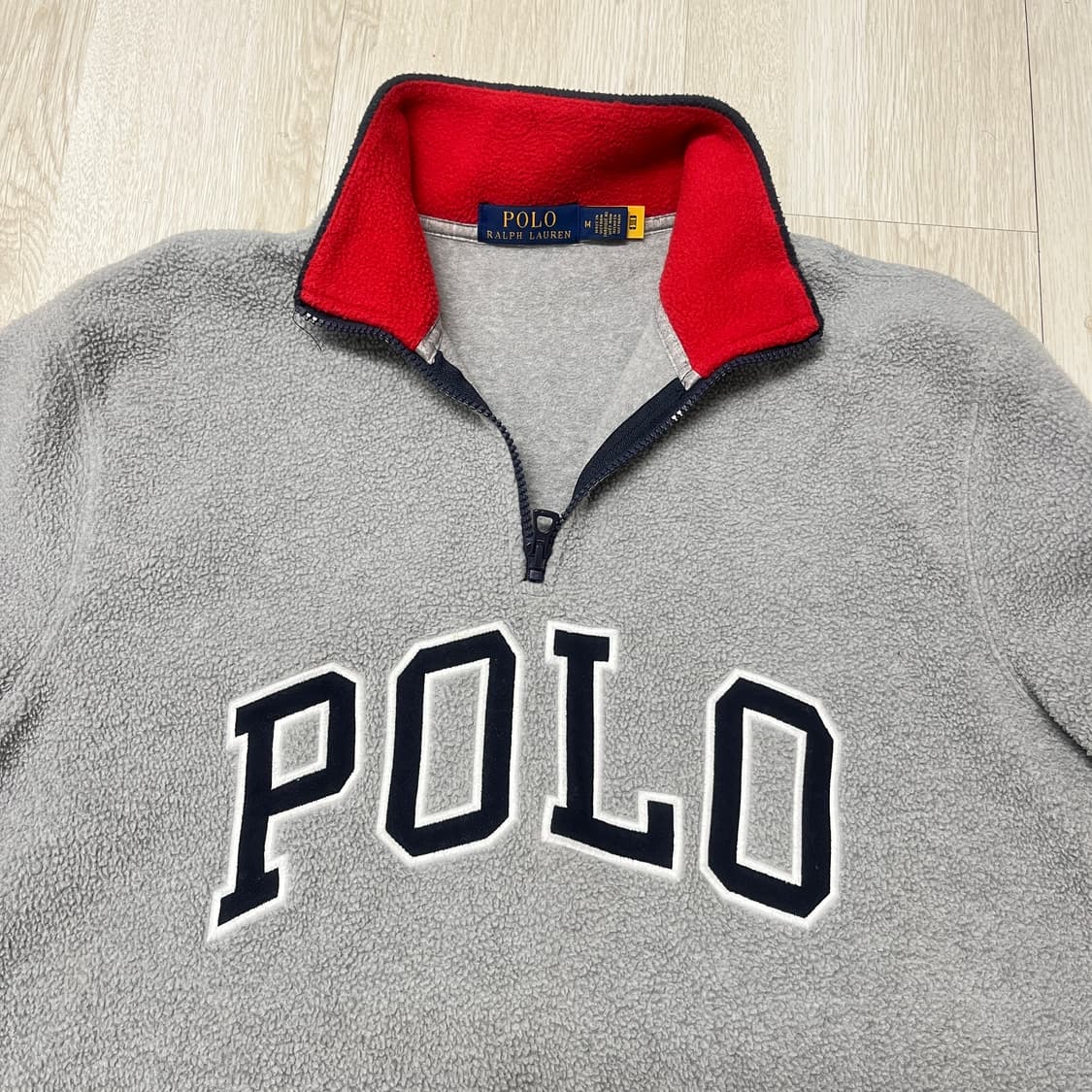 m사이즈 폴로 랄프로렌 성조기 플리스 하프집업 상품이미지4