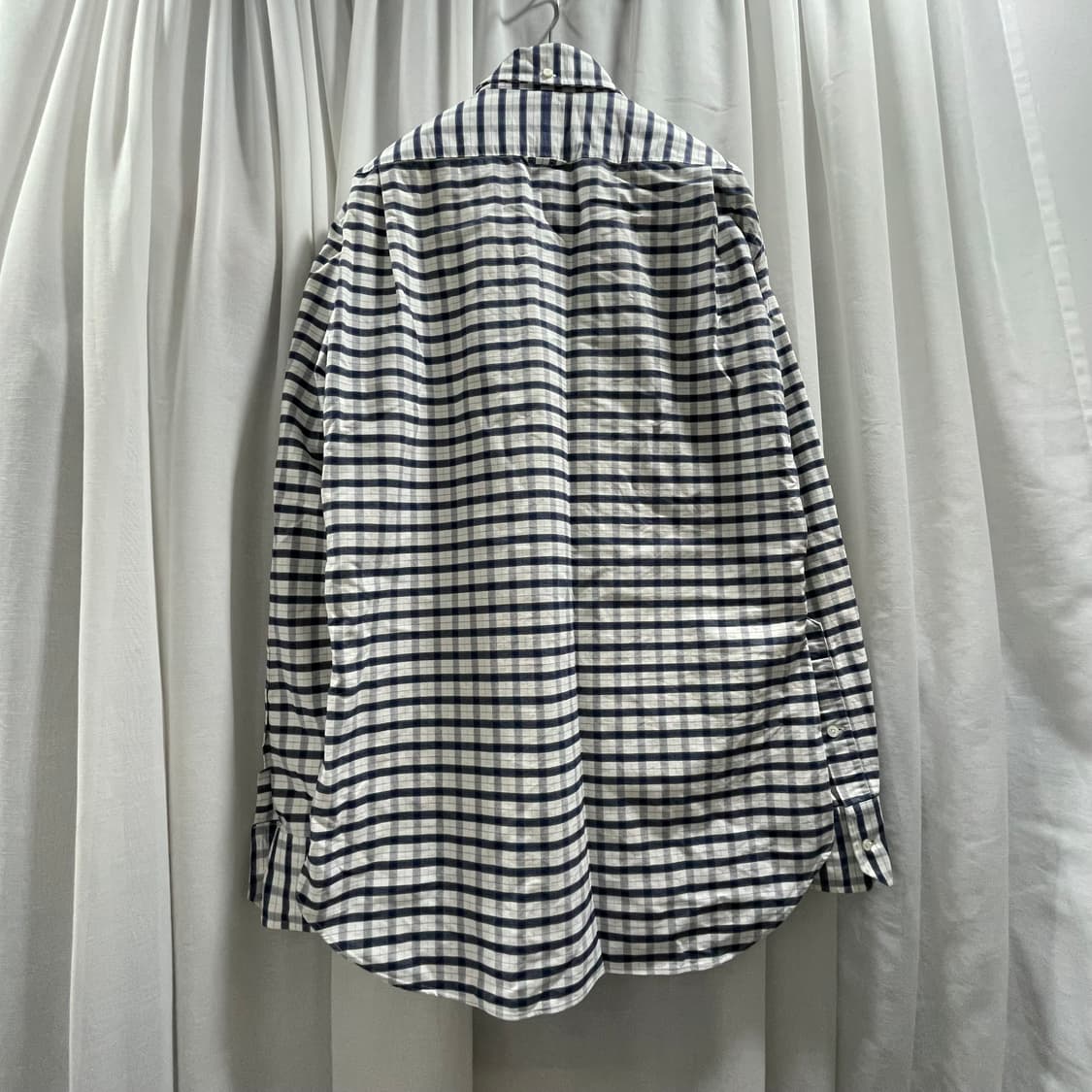 톰브라운/ 트리콜로 테이핑 옥스포드 체크 셔츠/ 3 상품이미지2