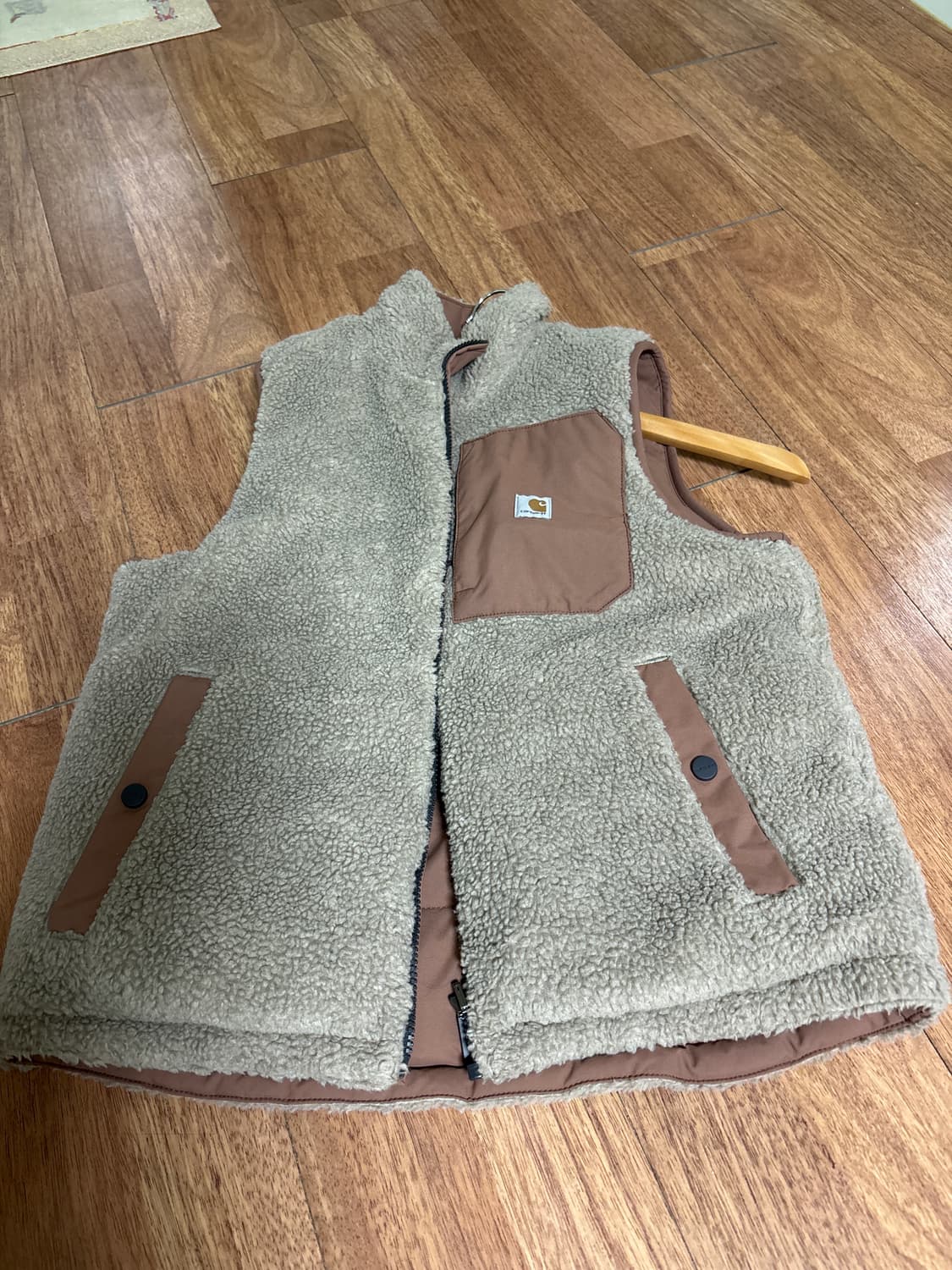 칼하트 리버서블 양털 패디드 베스트 s 상품이미지3