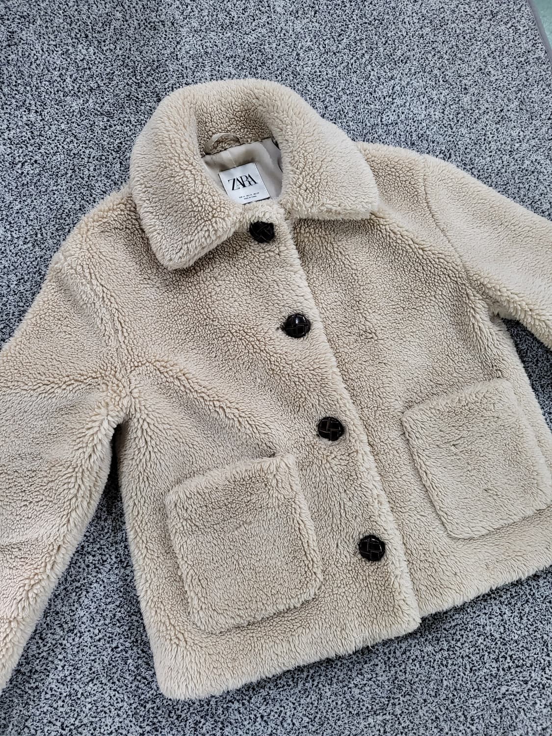 자라(ZARA) 뽀글이 자켓 (베이지) 상품이미지2