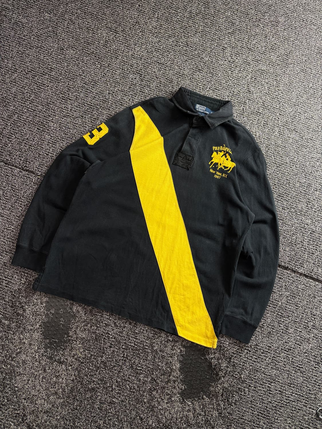 폴로 랄프로렌 아카이브 빅포니 자수 럭비 티 3454 상품이미지1