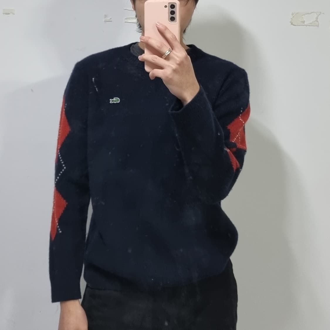 라코스테 아가일 니트 상품이미지3