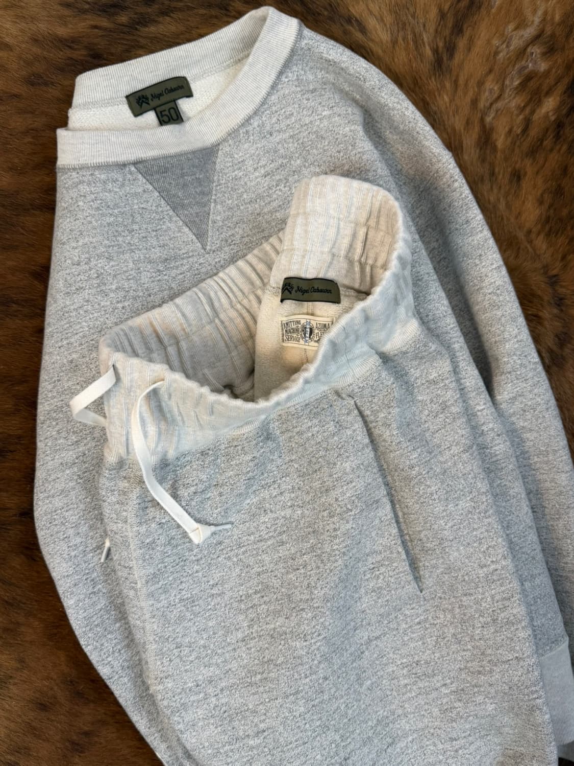 나이젤 카본 크루넥 스웻셔츠 셋업 상품이미지1