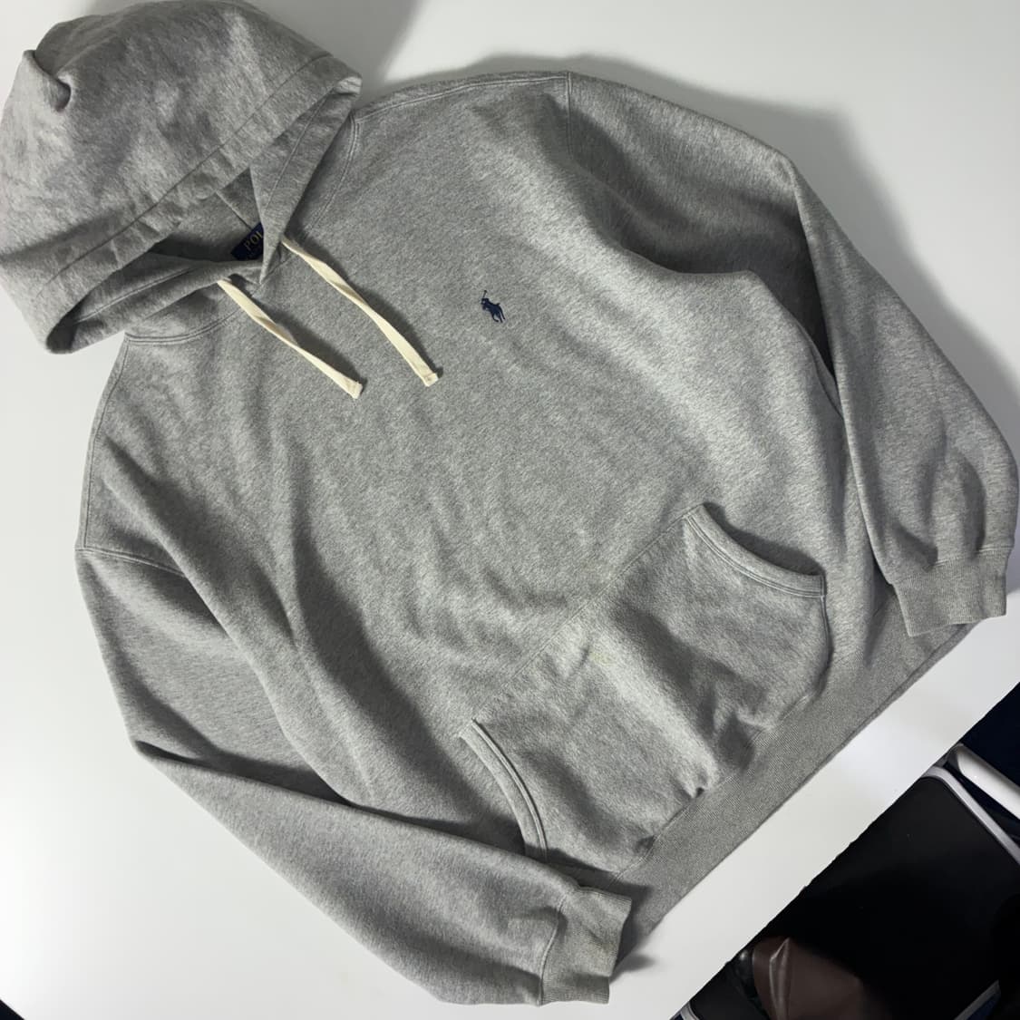 Polo  폴로 랄프로렌 자수 그레이 후드티  상품이미지2