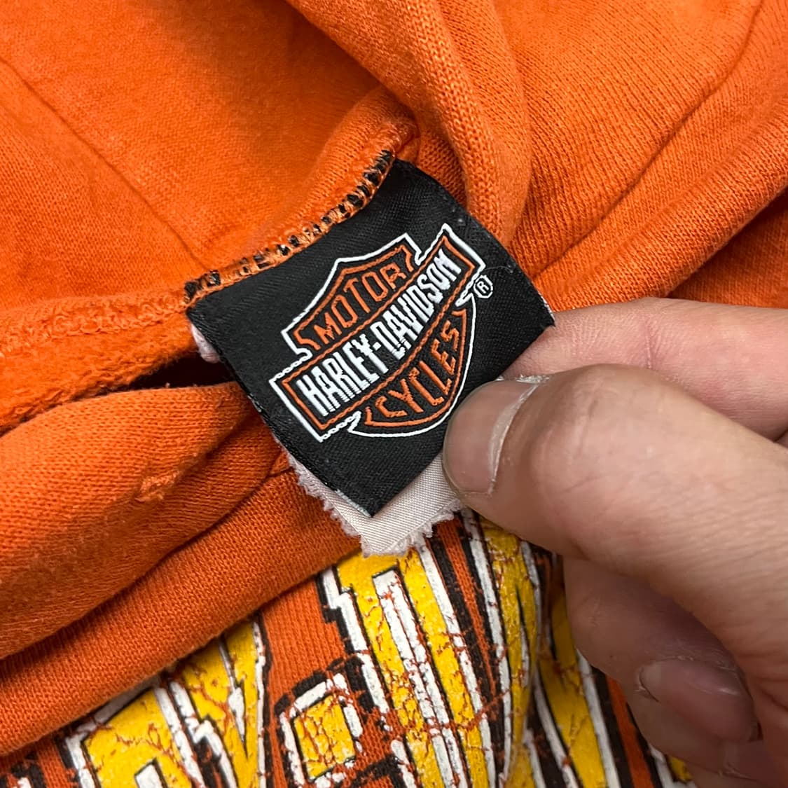 00s 할리데이비슨 프린팅 후드티 (110-115) 상품이미지8
