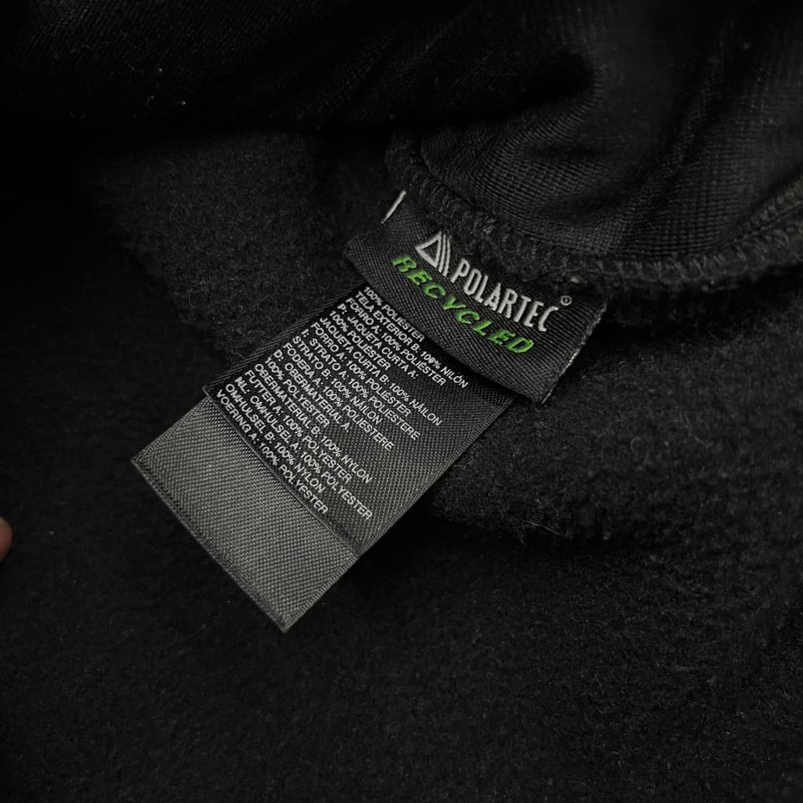 노스페이스 블랙 데날리 후리스 자켓 S 상품이미지6