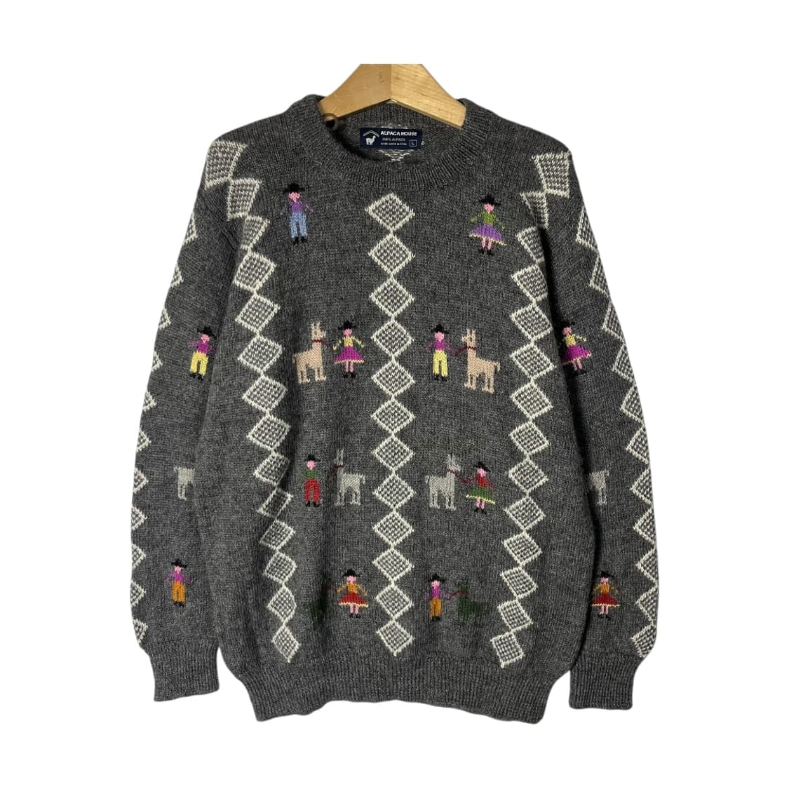 [Alpaca house] 패턴 알파카 니트 상품이미지1