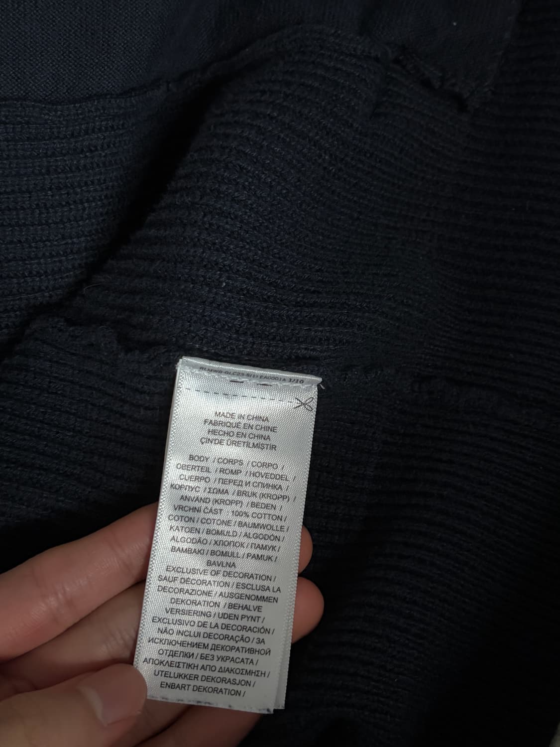 폴로 랄프로렌 롱슬리브 스웨터 풀집업 상품이미지3