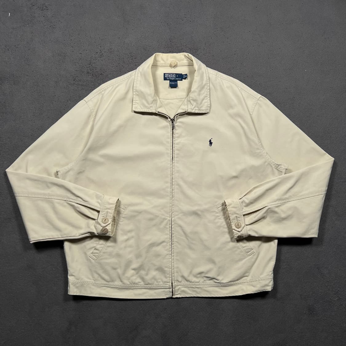 폴로 베이지 스윙톱 블루종 자켓 상품이미지2