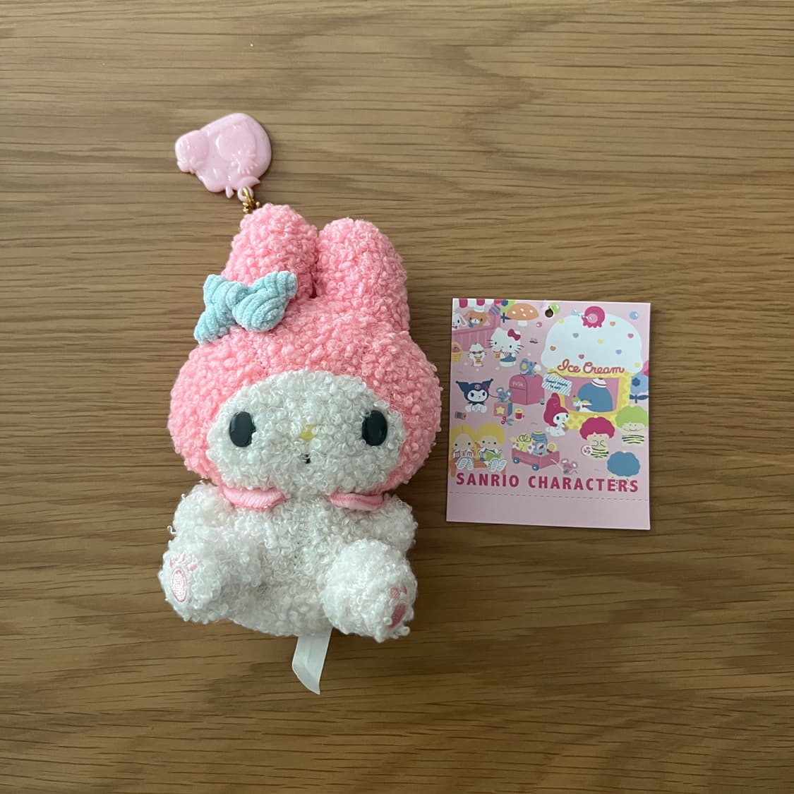 (새상품) 마이멜로디 뽀글이 인형 키링 상품이미지1