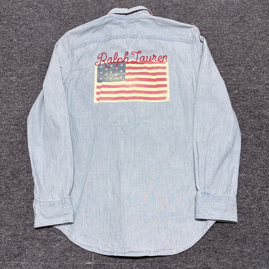폴로 랄프로렌 성조기 샴브레이 셔츠 상품이미지6