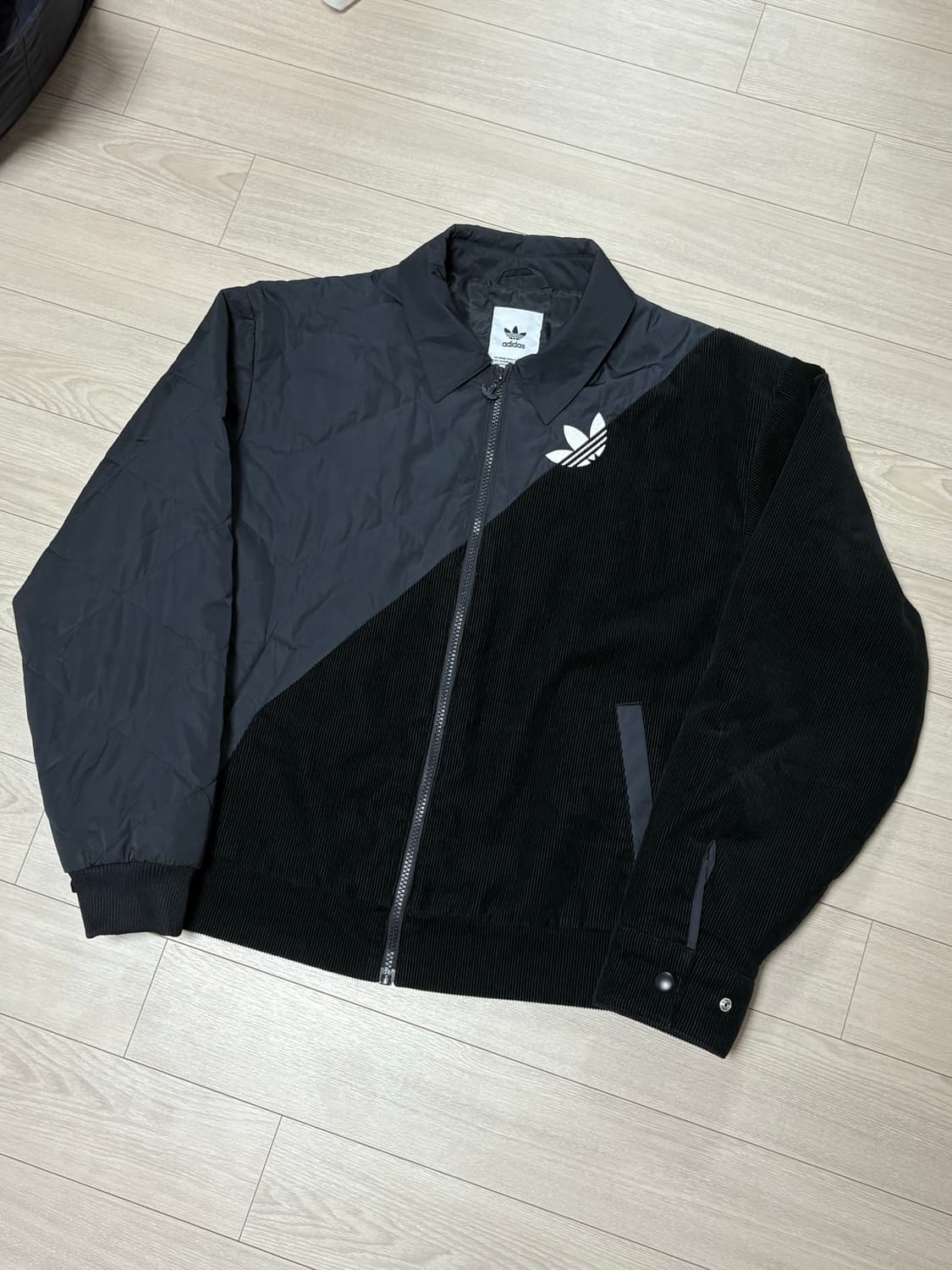아디다스 아디컬러 봄버 자켓 블랙 S(M-L) 상품이미지2
