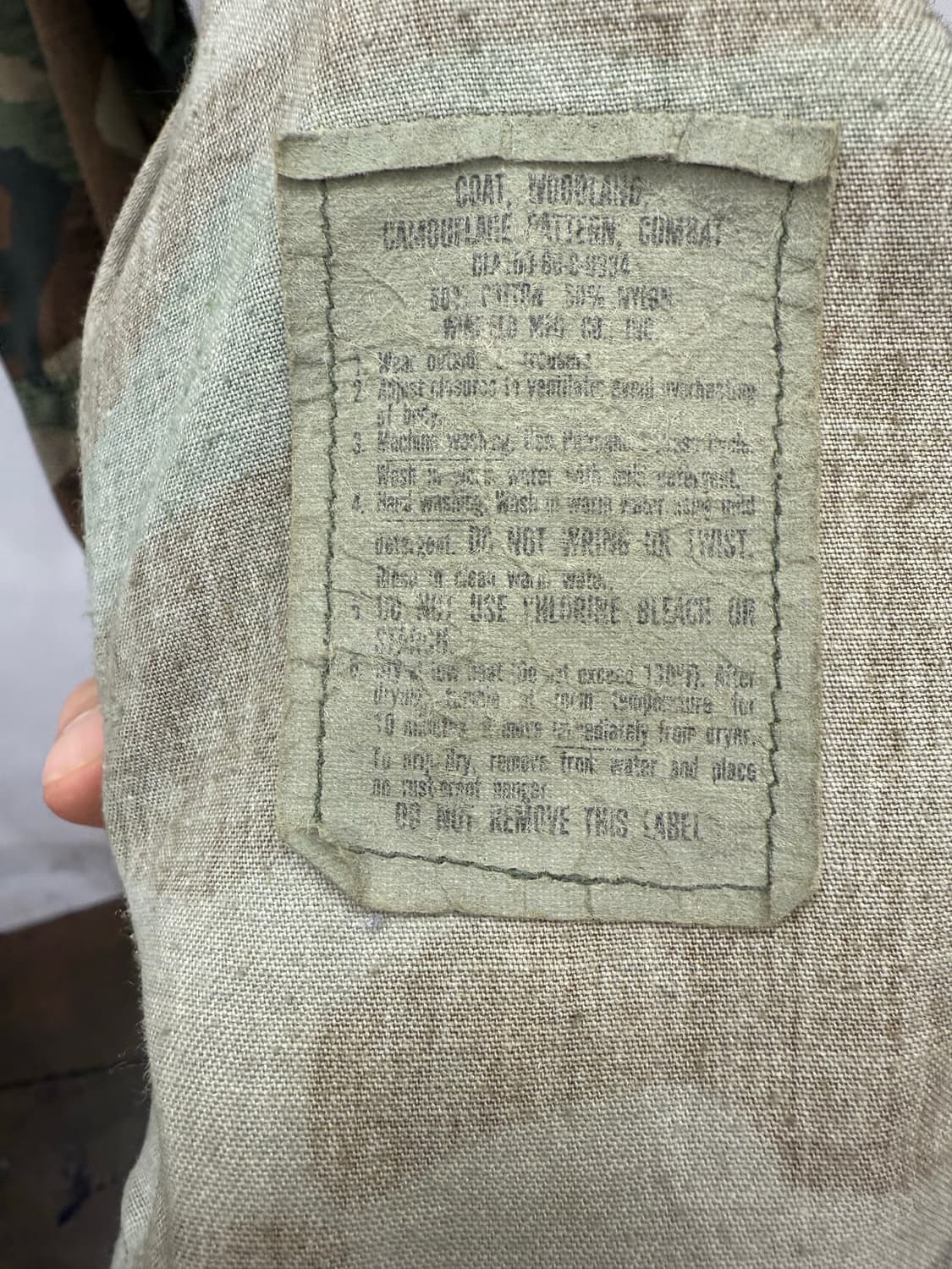 U.S.army 우드랜드 bdu 자켓 상품이미지3