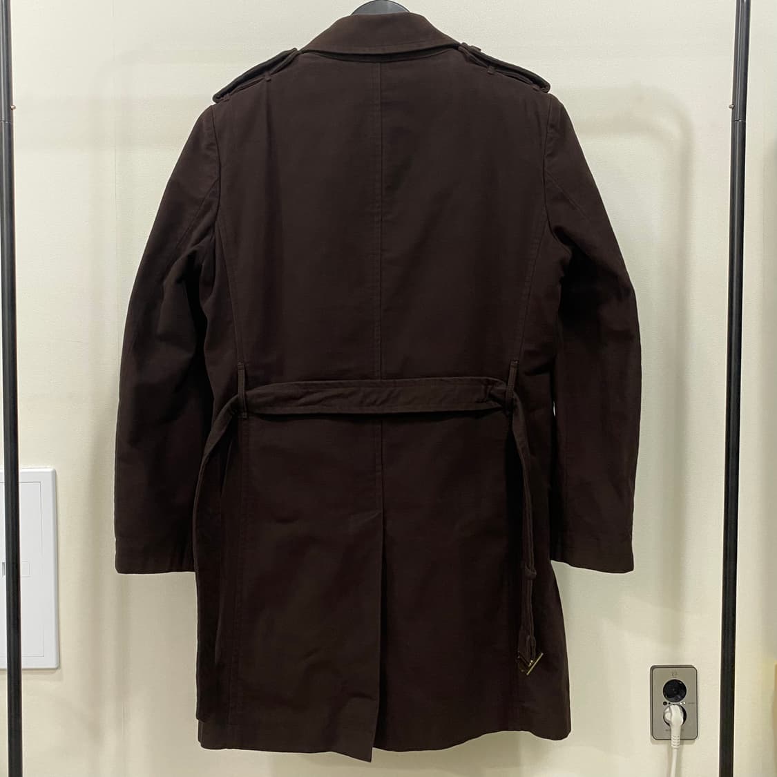 캘빈클라인 누빔내피 견장 로브 코트 상품이미지2