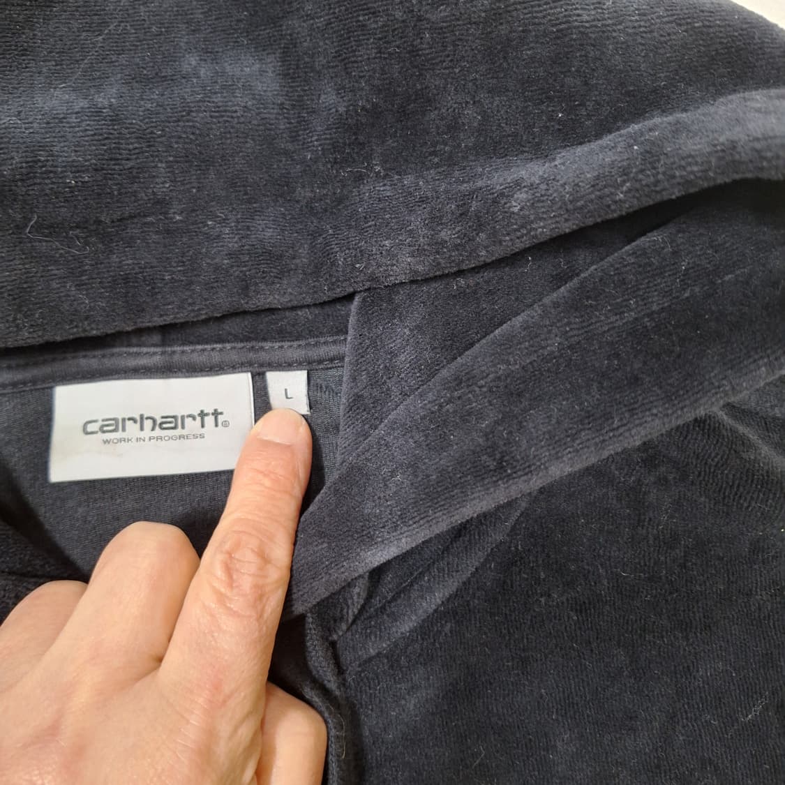 칼하트  벨루아벨벳  후드티L 상품이미지2