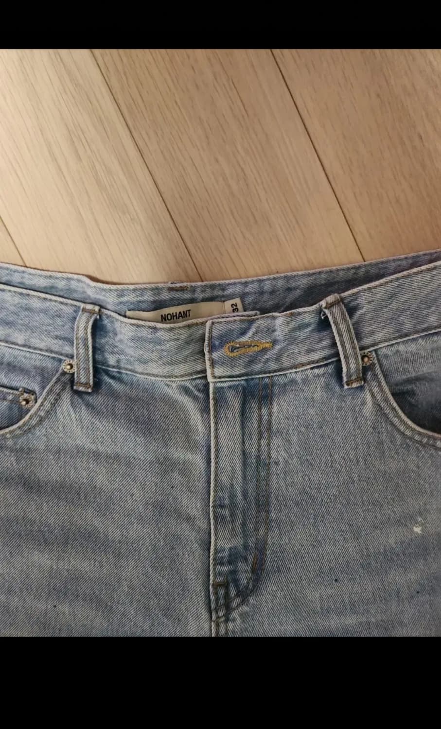 노앙   라이트  페인트  데님 팬즈 상품이미지5