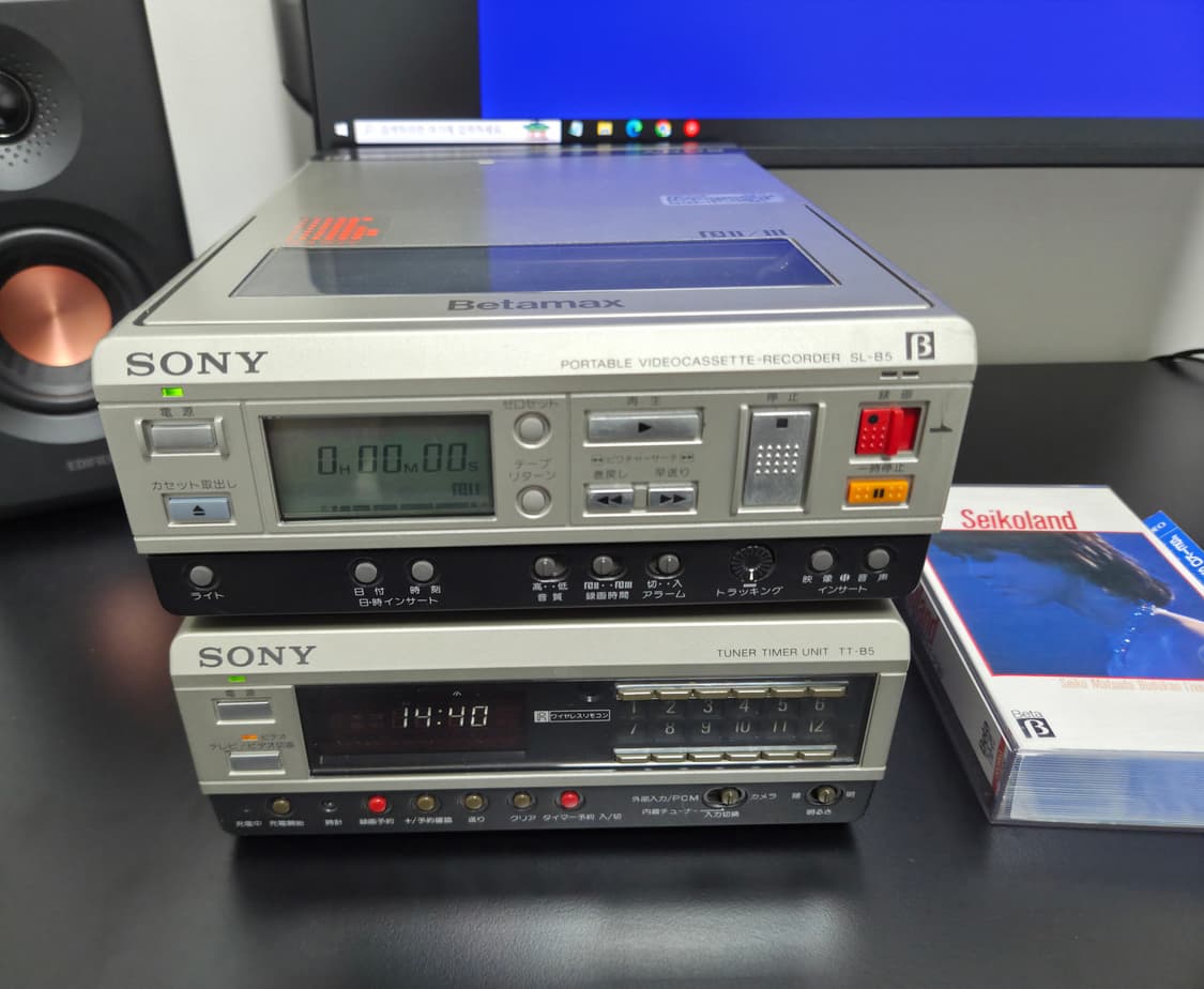 소니 베타맥스 비디오 테이프 레코더 Sl-B5 상품이미지4