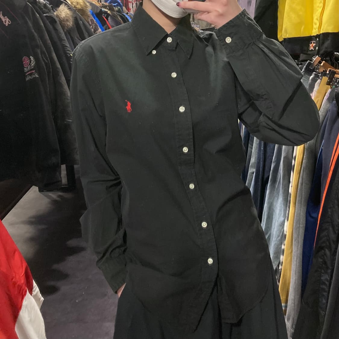 [IM] 폴로 랄프로렌 셔츠 블랙 상품이미지4