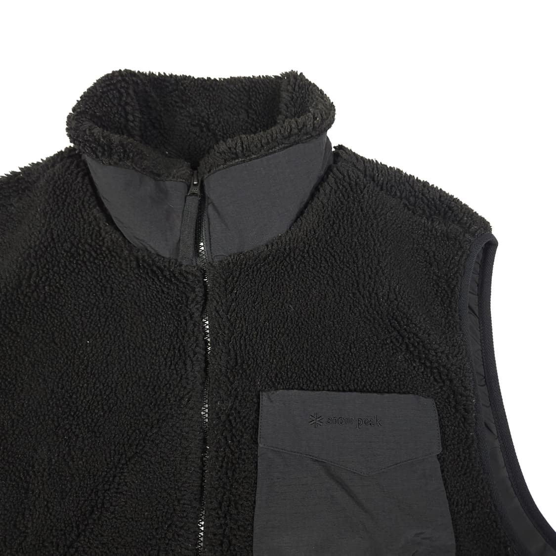 스노우피크 조끼 후리스 블랙 상품이미지2