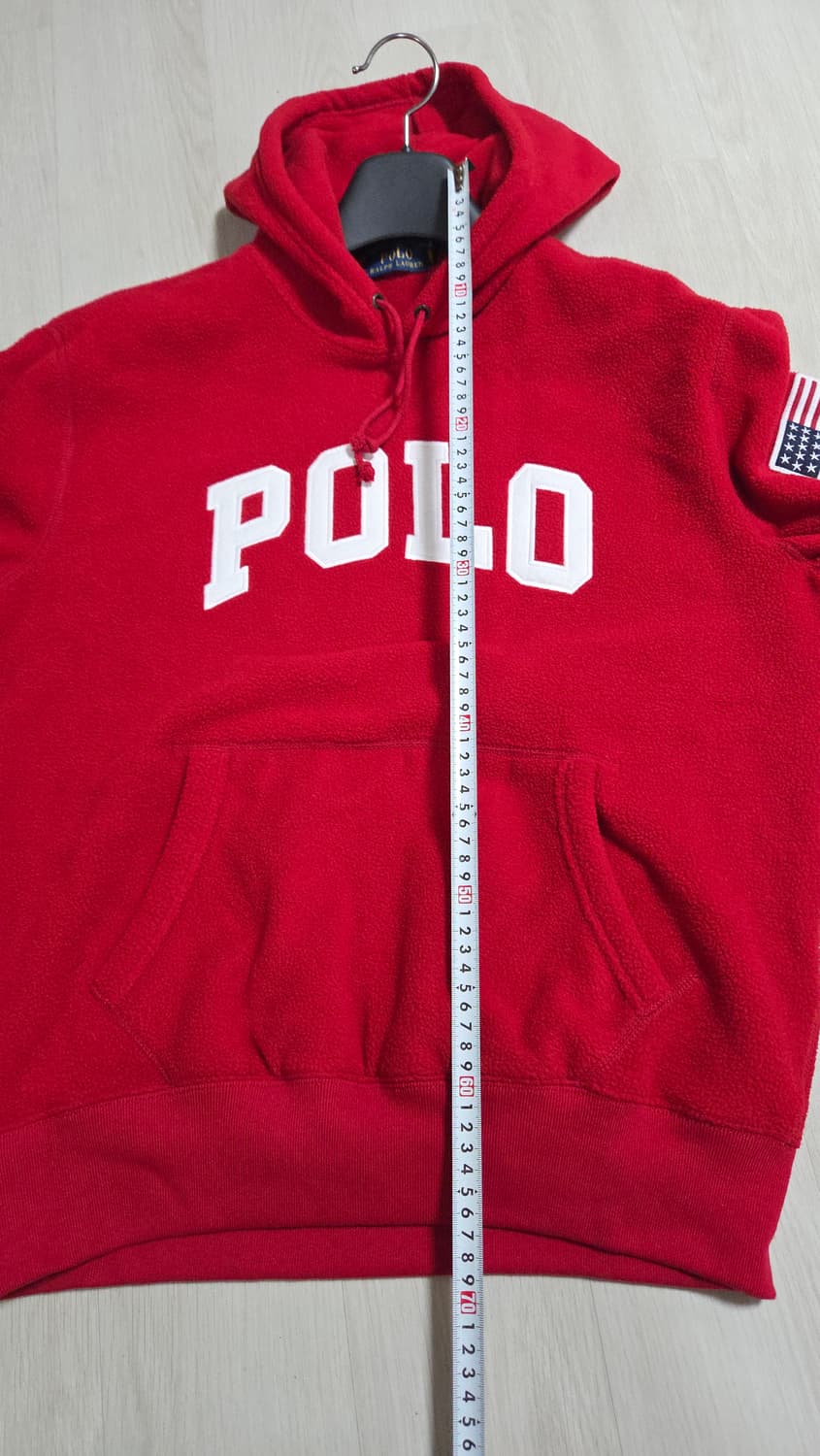 (착샷) 폴로 랄프로렌 USA 플리스 후드 티셔츠 상품이미지8