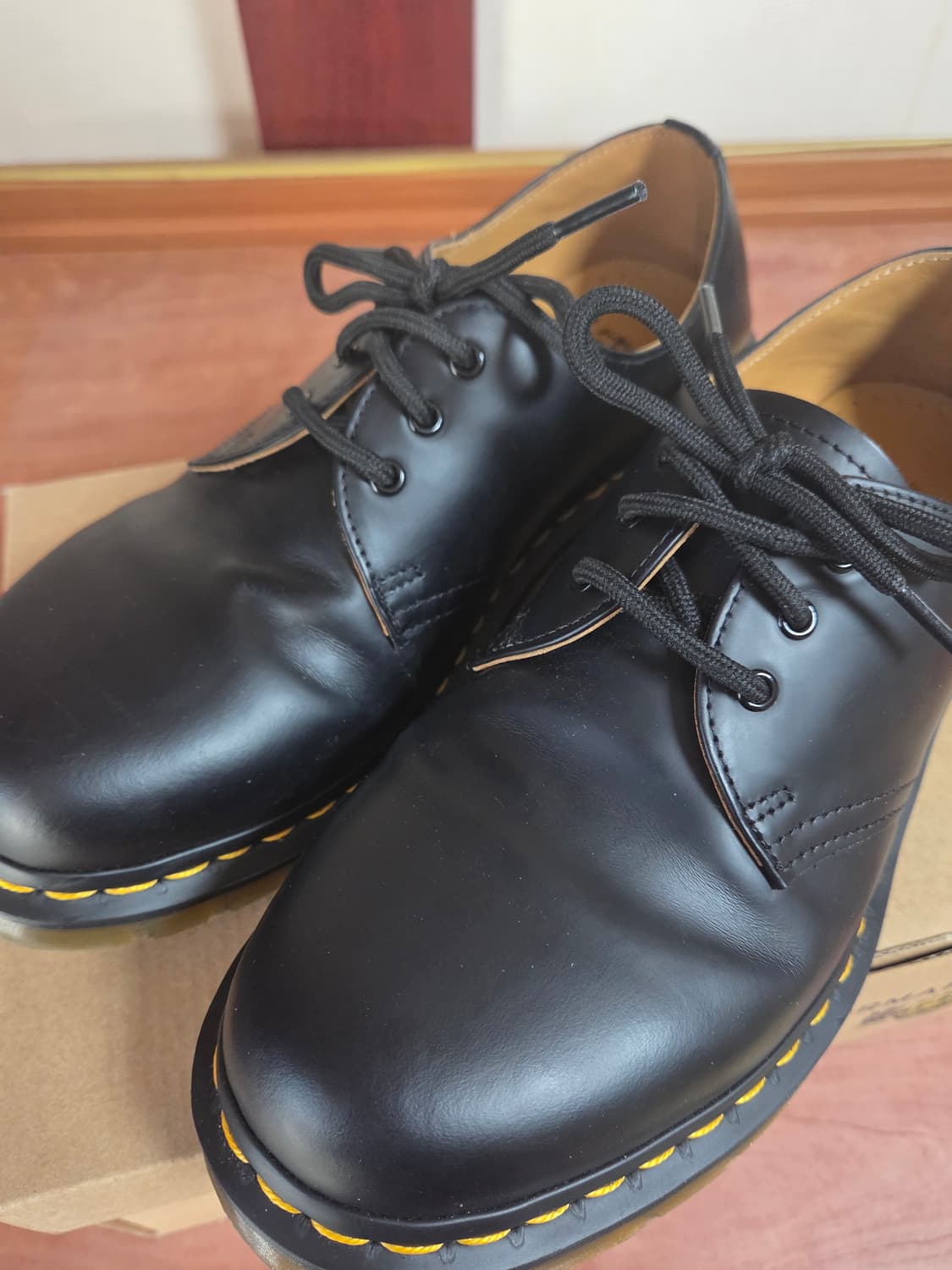 닥터마틴 1461 3홀 블랙 스무스 250 상품이미지1