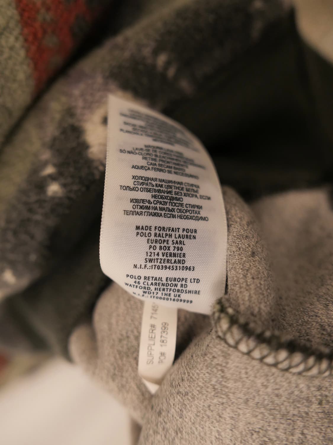 RRL 에스닉 패턴 후드집업 상품이미지5