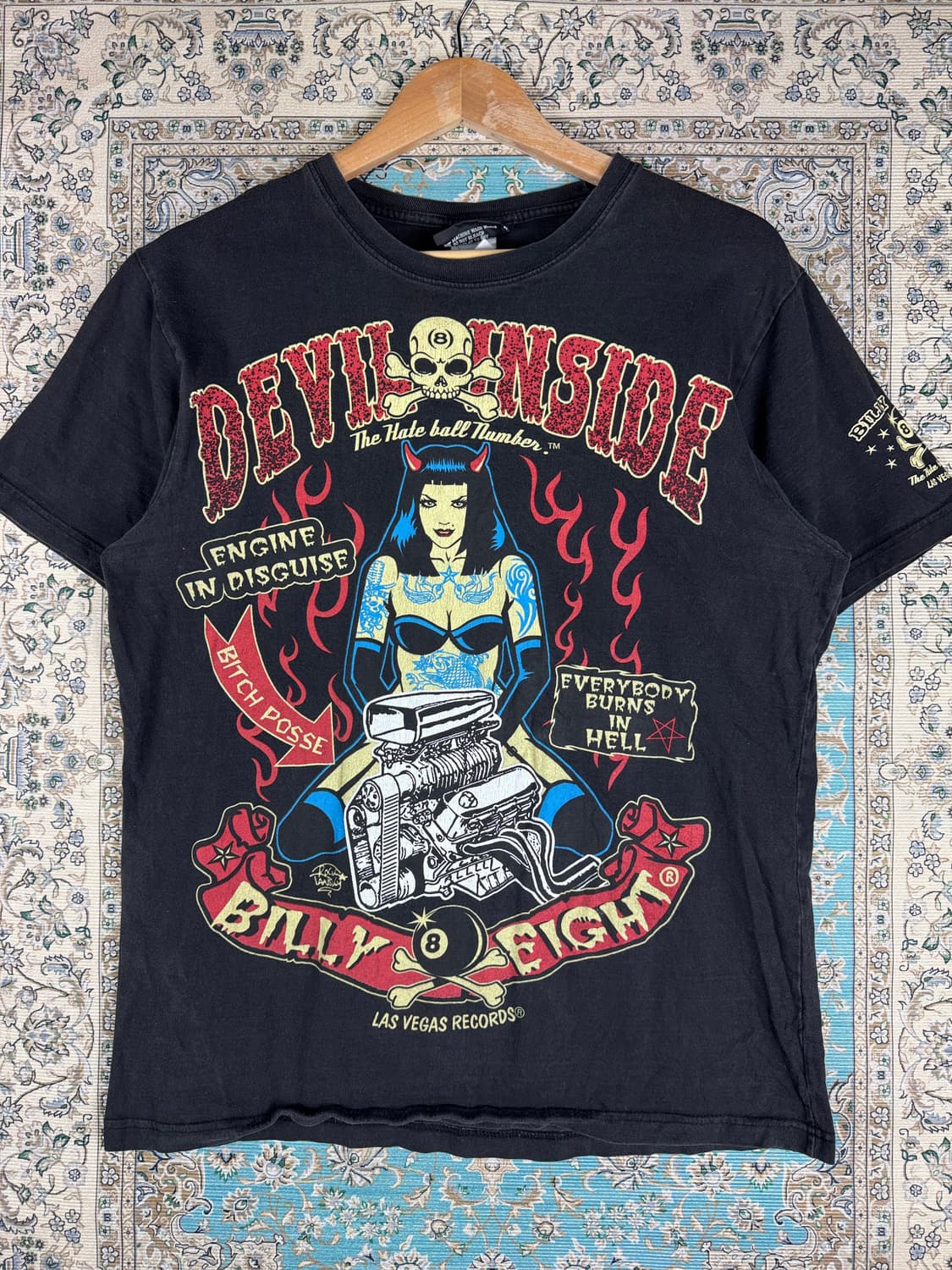 빌리에잇 데빌인사이드 그래픽 티셔츠1602 상품이미지1