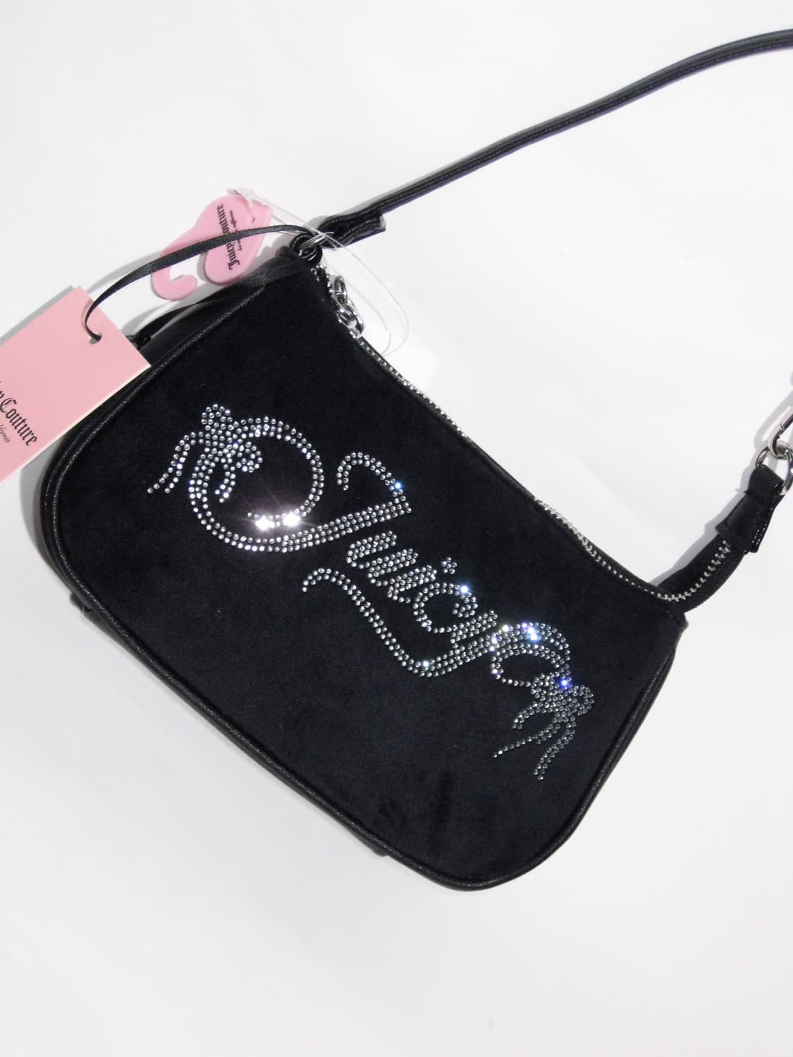 쥬시 꾸뛰르 벨로아 라인스톤 미니 숄더백 🖤 갸루 락시크 y2k 상품이미지4