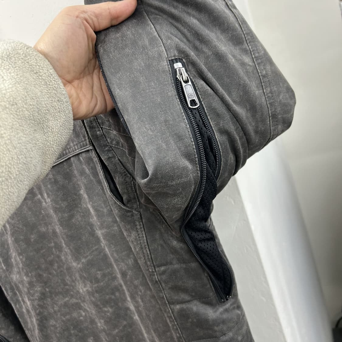 15997 - 할리데이비슨 워싱 레더 라이더 자켓 상품이미지7