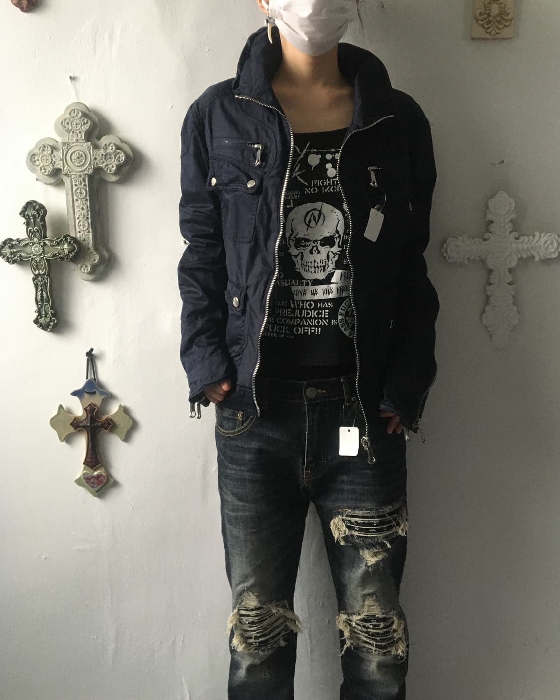 Multi pocket high neck jacket 상품이미지8