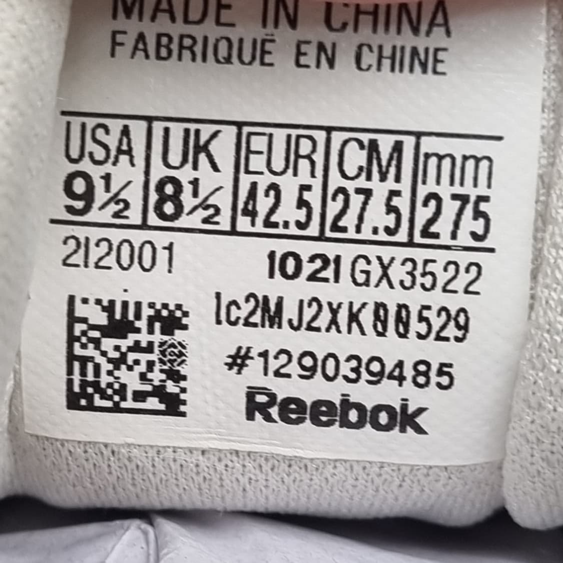 리복 클래식 남성운동화275 상품이미지6