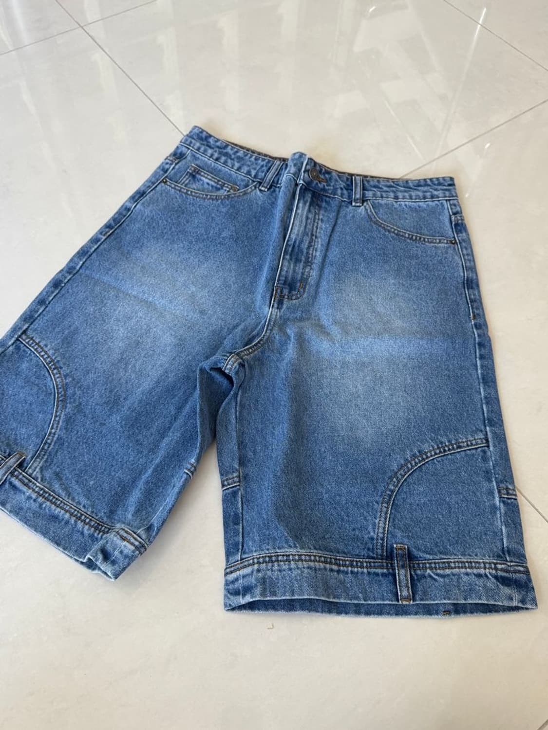 DOWN DENIM SHO 데님 반바지 상품이미지1