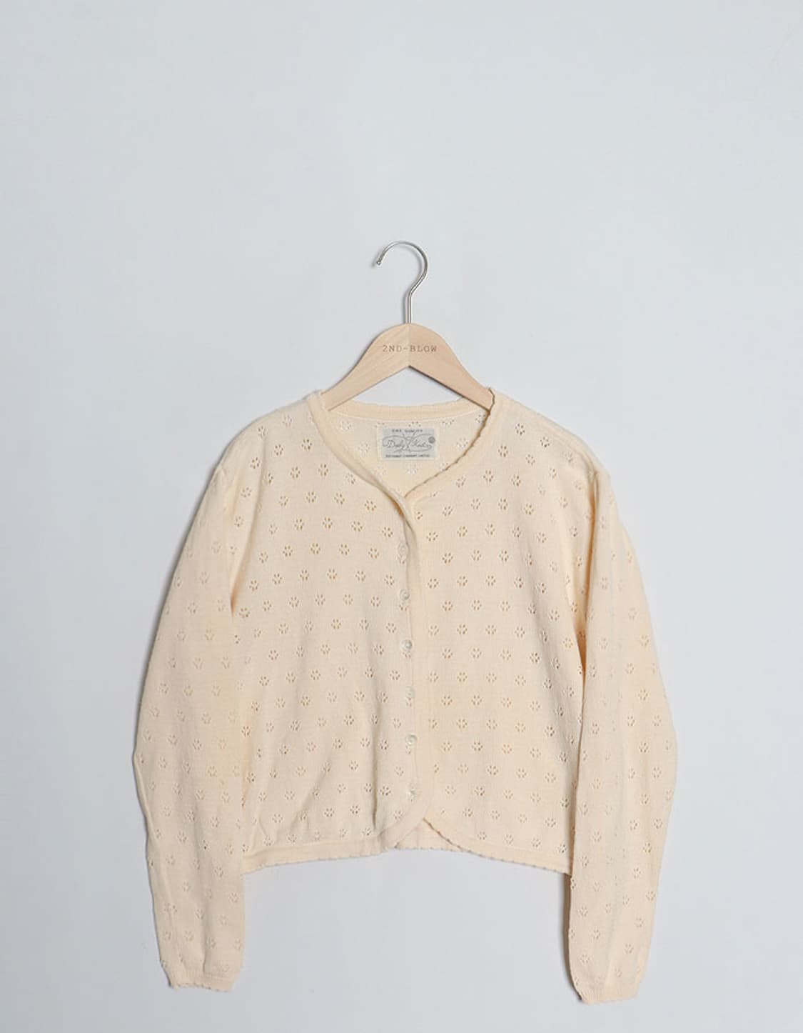 DO!FAMILY Eyelet Crop Cardigan 상품이미지1